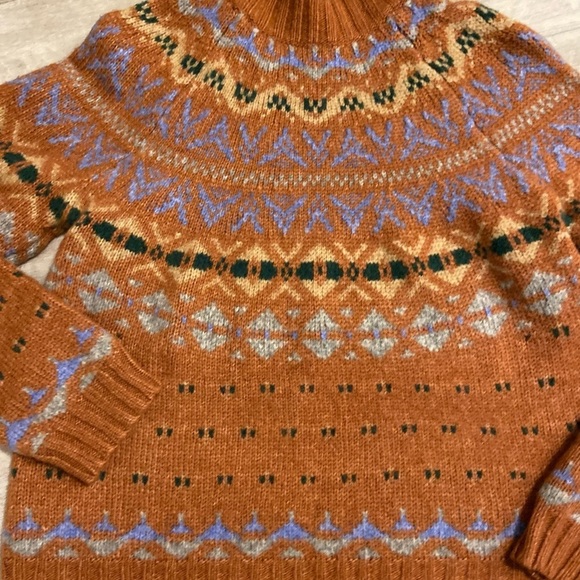 American Eagle Retro Vintage Knit Cowl Sweater size M - Picture 3 of 6